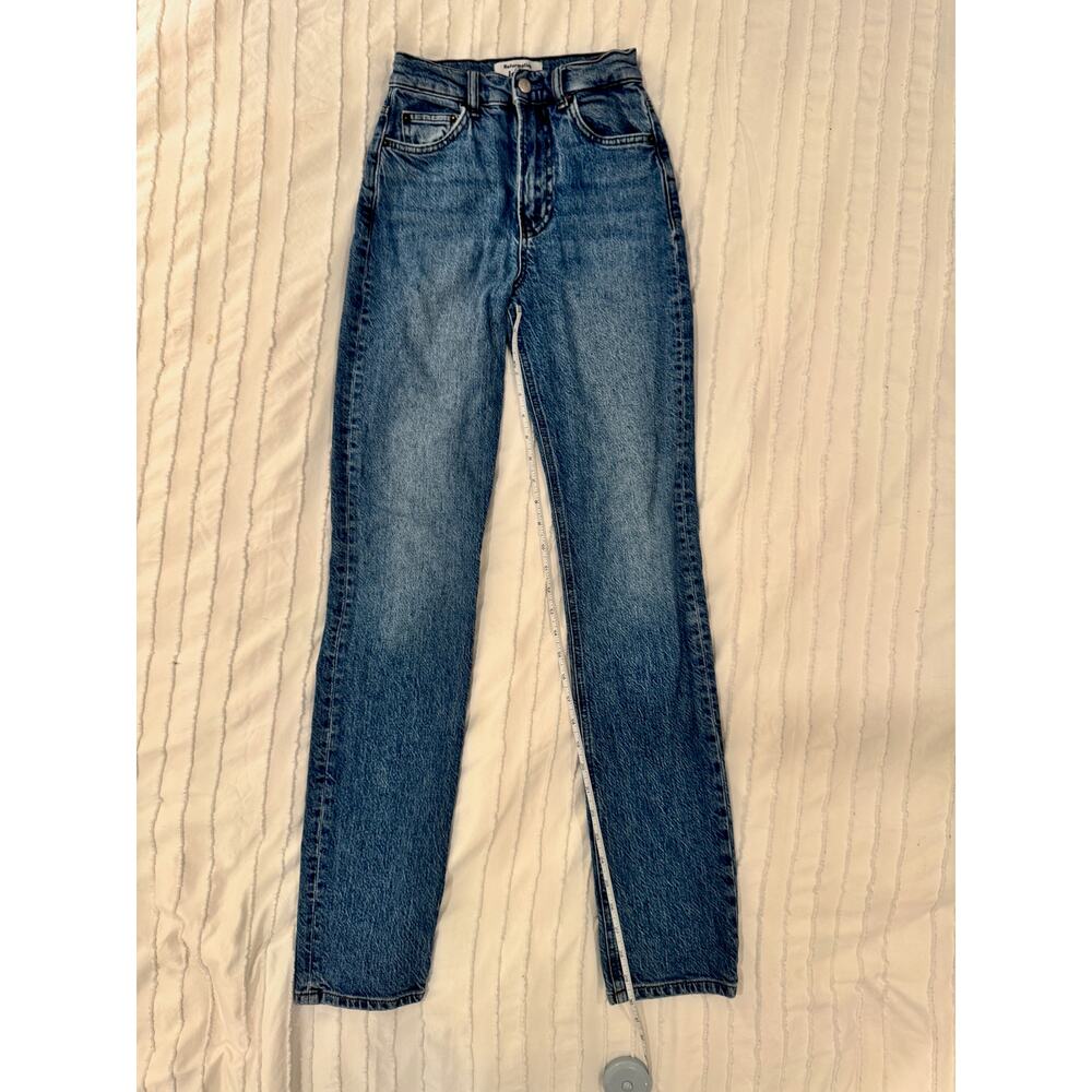 Reformation Lisa High Rise Straight Leg Jeans 24 Organic Cotton Sustainable Eco - Picture 10 of 15
